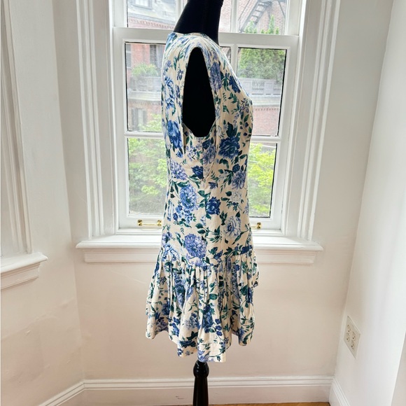 ZIMMERMAN SLEEVELESS MONCUR FLOUNCE MINI DRESS - Picture 2 of 6